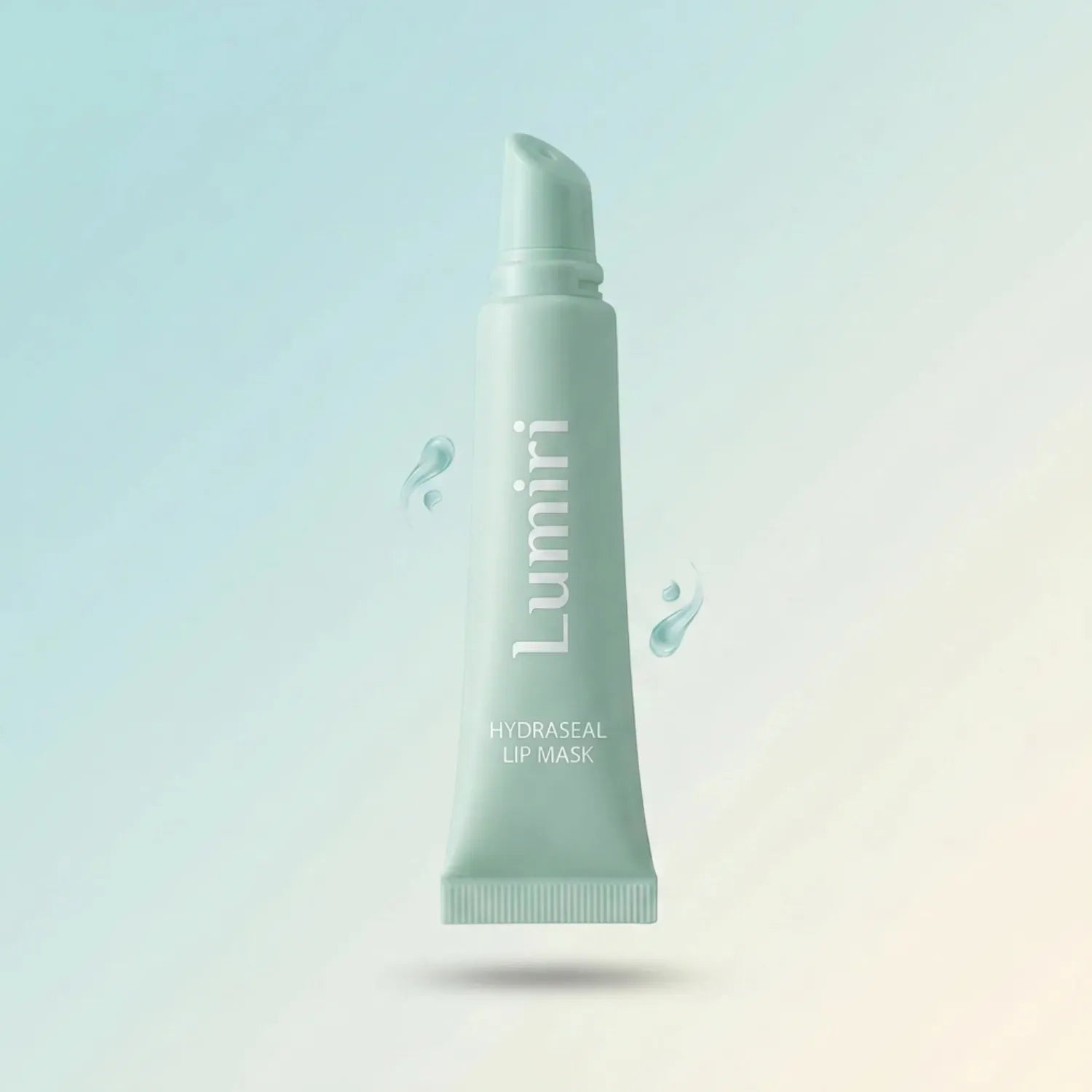 Lumiri lip mask on gradient background