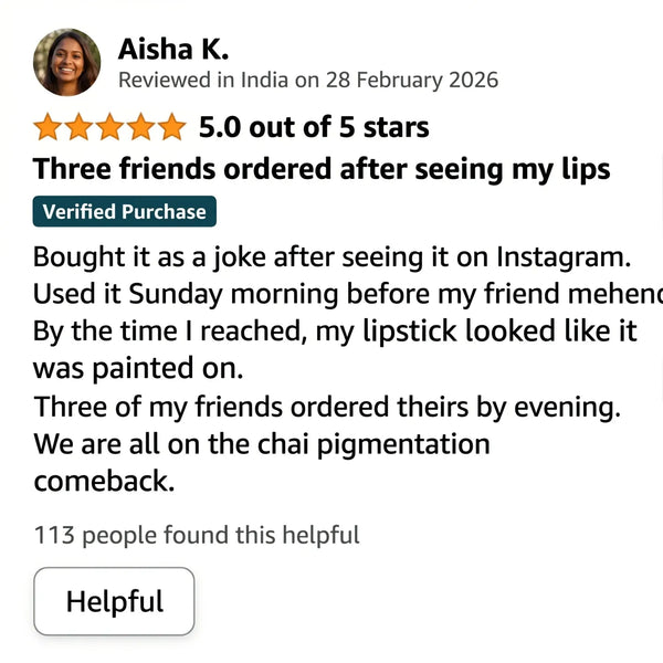 Aisha K verified review