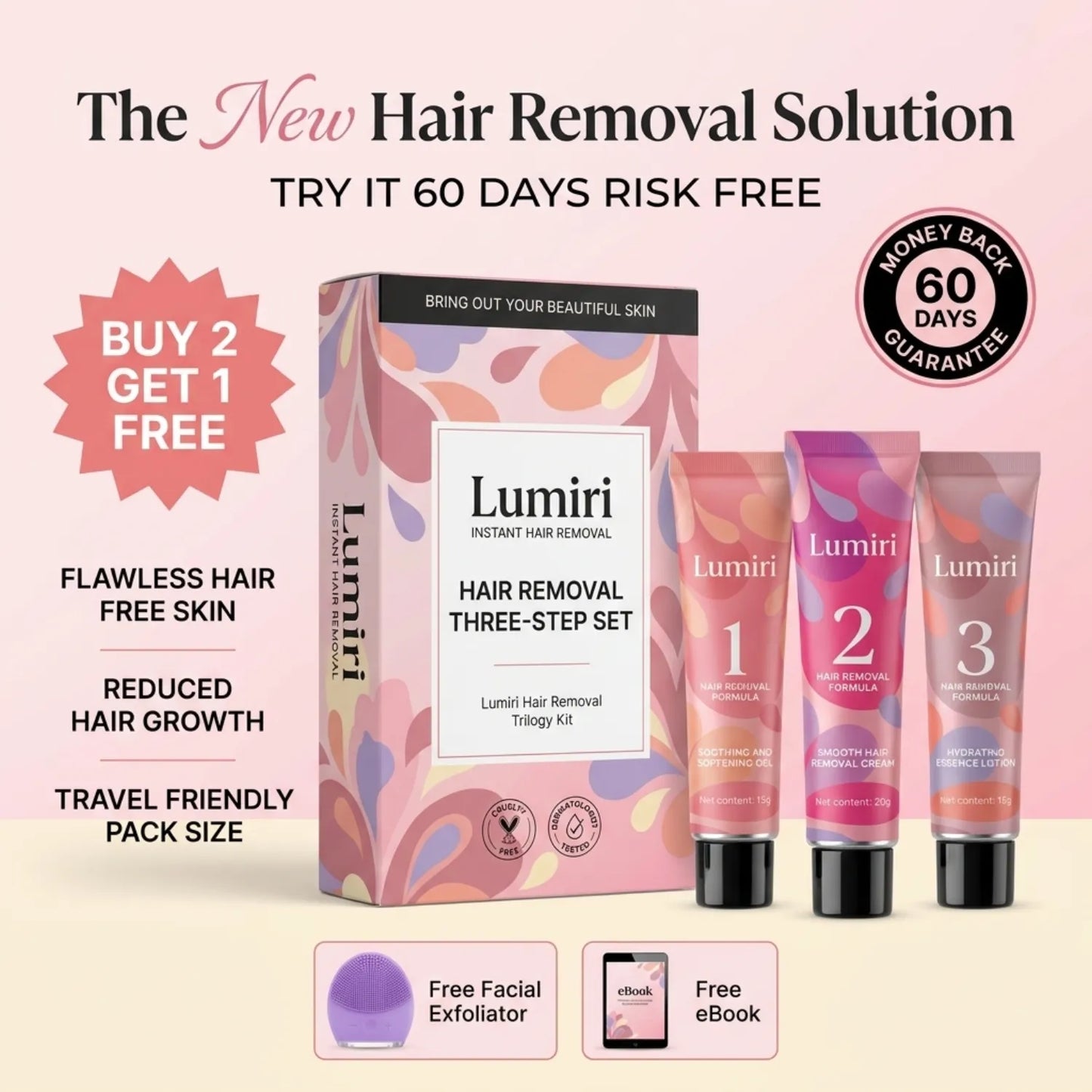 Lumiri Hair Removal Kit — 23 Bogo Promo